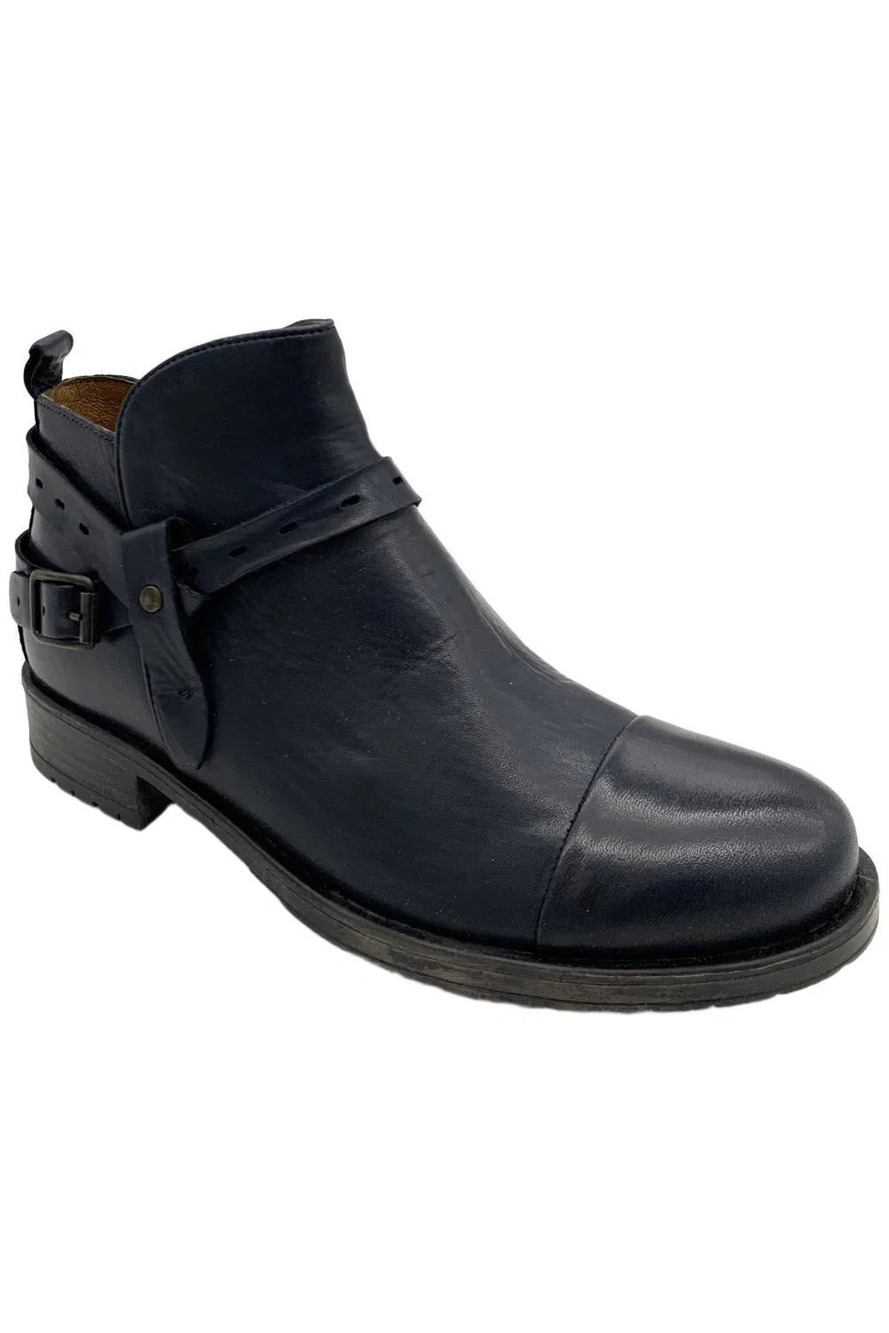 Miz Mooz Women's Provo Buckled Boot Denim - Medium
